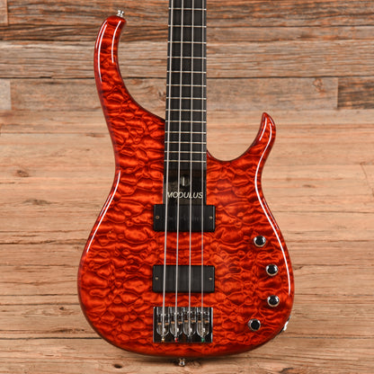 Modulus Quantum 4 Transparent Red 2006 Bass Guitars / 4-String