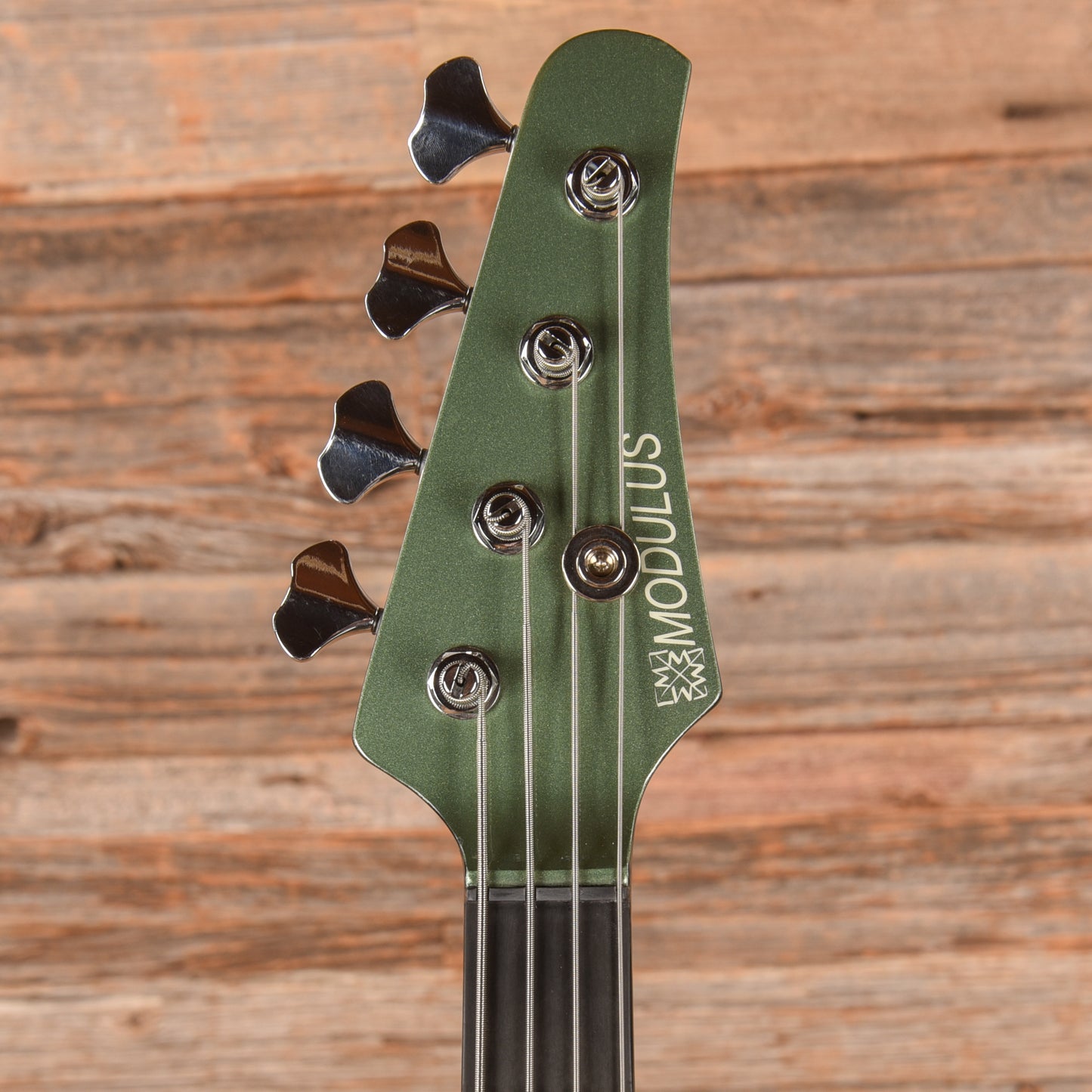 Modulus FB4 Metallic Green Bass Guitars