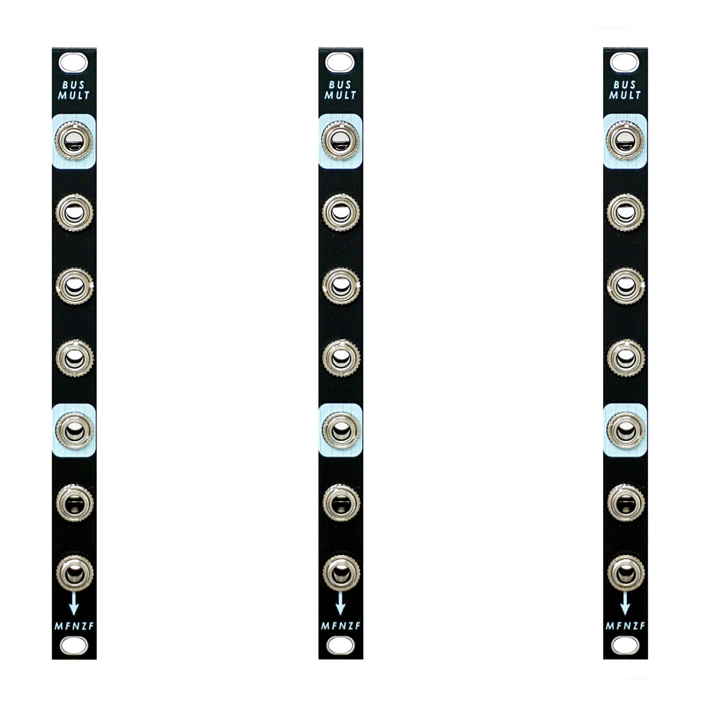 Moffenzeef Modular Bus Mult CV Distribution System 3-Pack w/Cables Keyboards and Synths / Synths / Eurorack