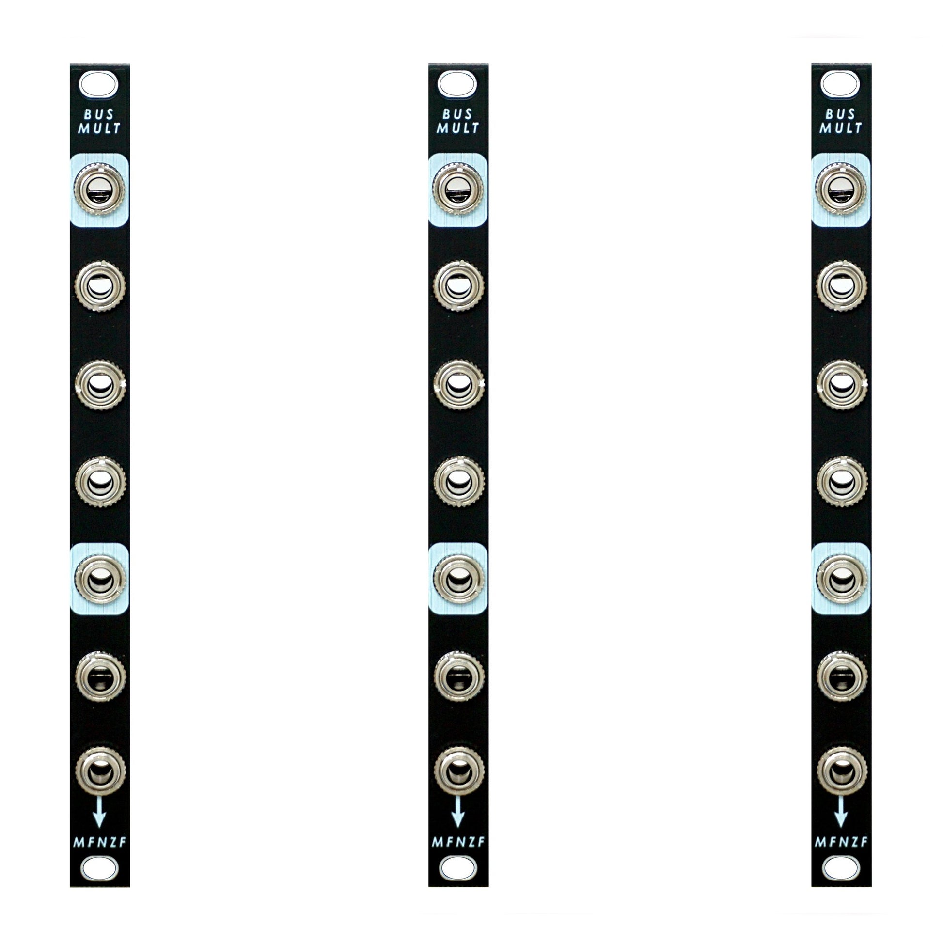 Moffenzeef Modular Bus Mult CV Distribution System 3-Pack w/Cables Keyboards and Synths / Synths / Eurorack