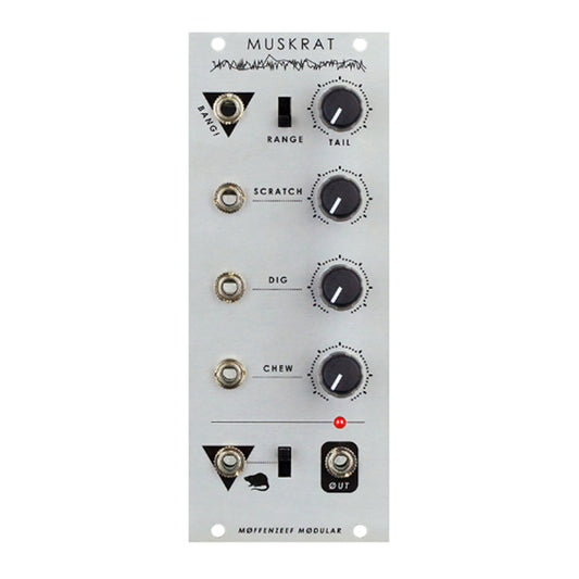 Moffenzeef Modular Muskrat 8-bit Wavetable Drum Synth Eurorack Module Silver Keyboards and Synths / Synths / Eurorack