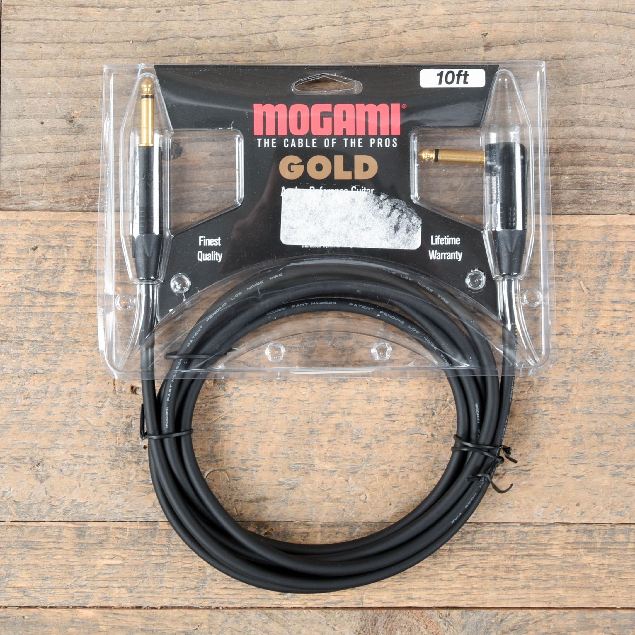 Mog Instrument Mogami Gold Instrument Cable 10' Angle-Straight – Chicago Music Exchange