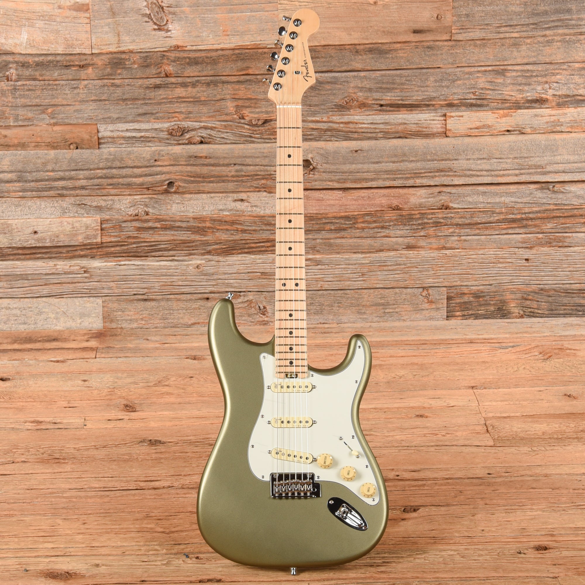 Fender American Elite Stratocaster Satin Jade Pearl Metallic 2019