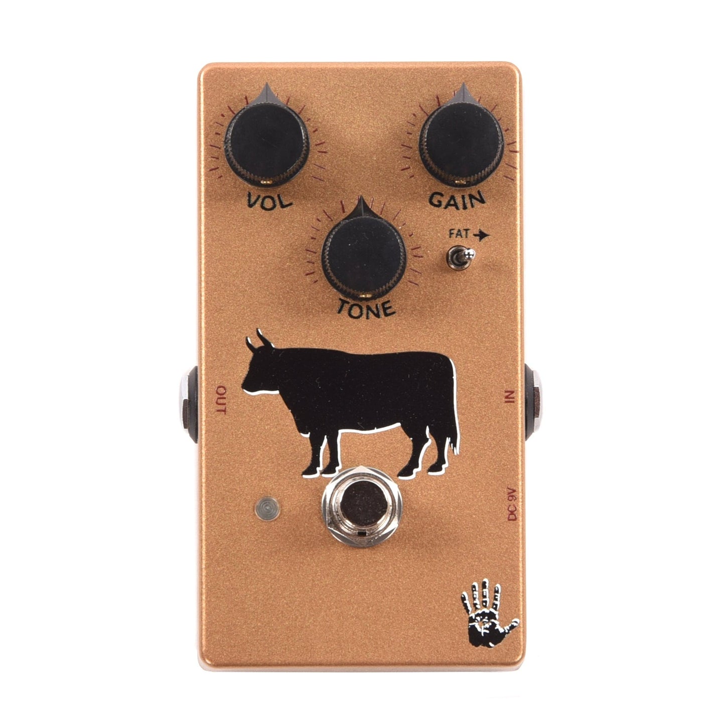 Mojo Hand FX Sacred Cow Professional Gold Overdrive Pedal Effects and Pedals / Overdrive and Boost
