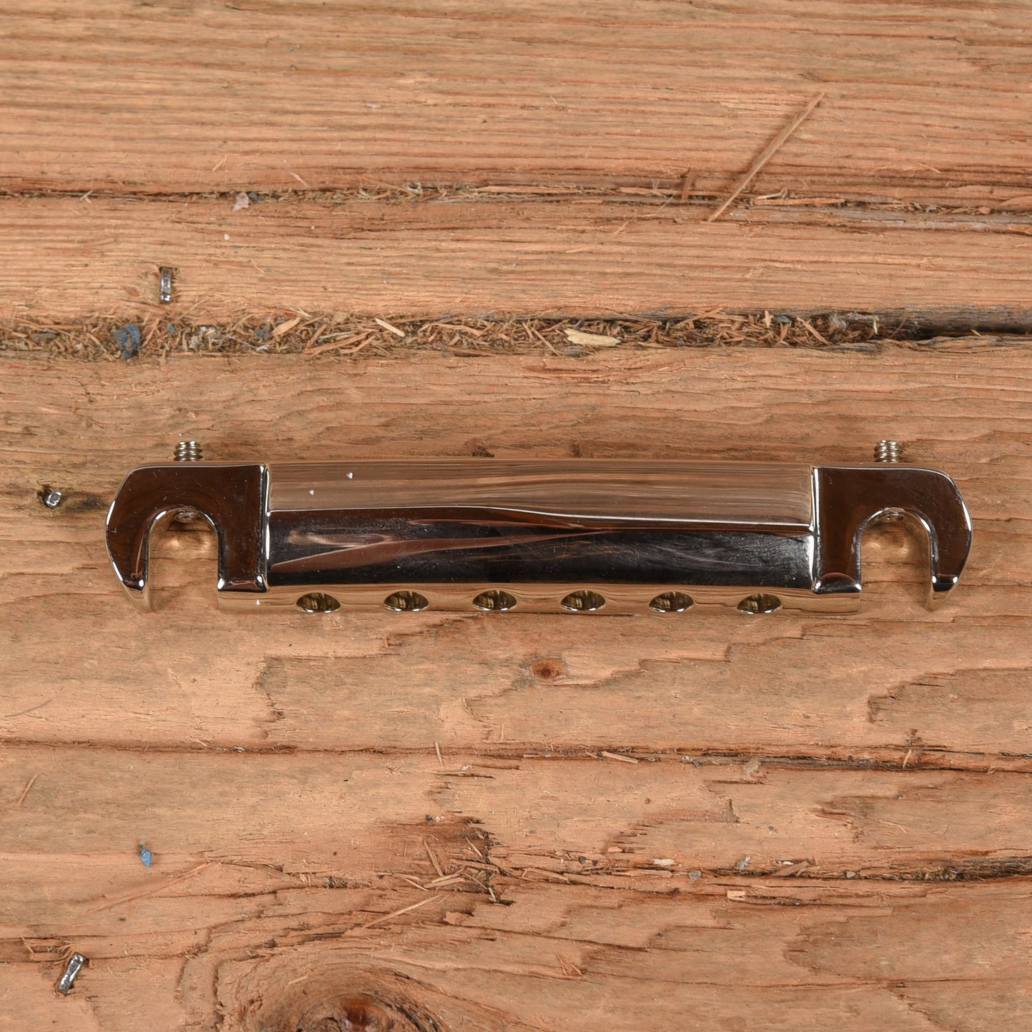 MojoAxe Compensated Tailpiece Un-Aged Parts / Guitar Parts / Bridges