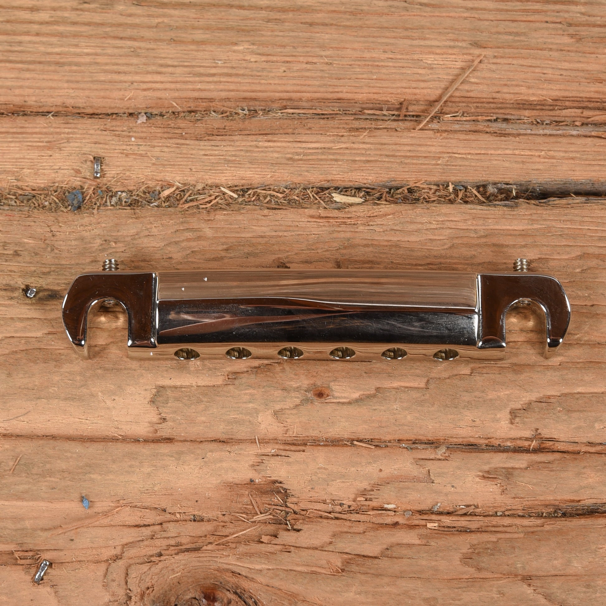 MojoAxe Compensated Tailpiece Un-Aged Parts / Guitar Parts / Bridges