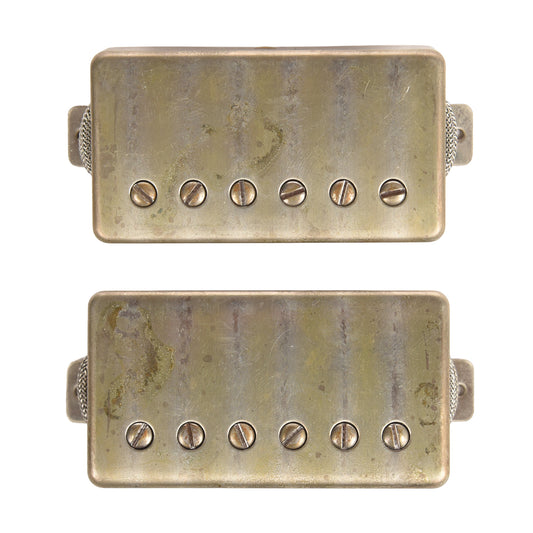 Mojotone '59 Clone Vintage P.A.F. Humbucker Set Aged Nickel Home Audio / Preamps