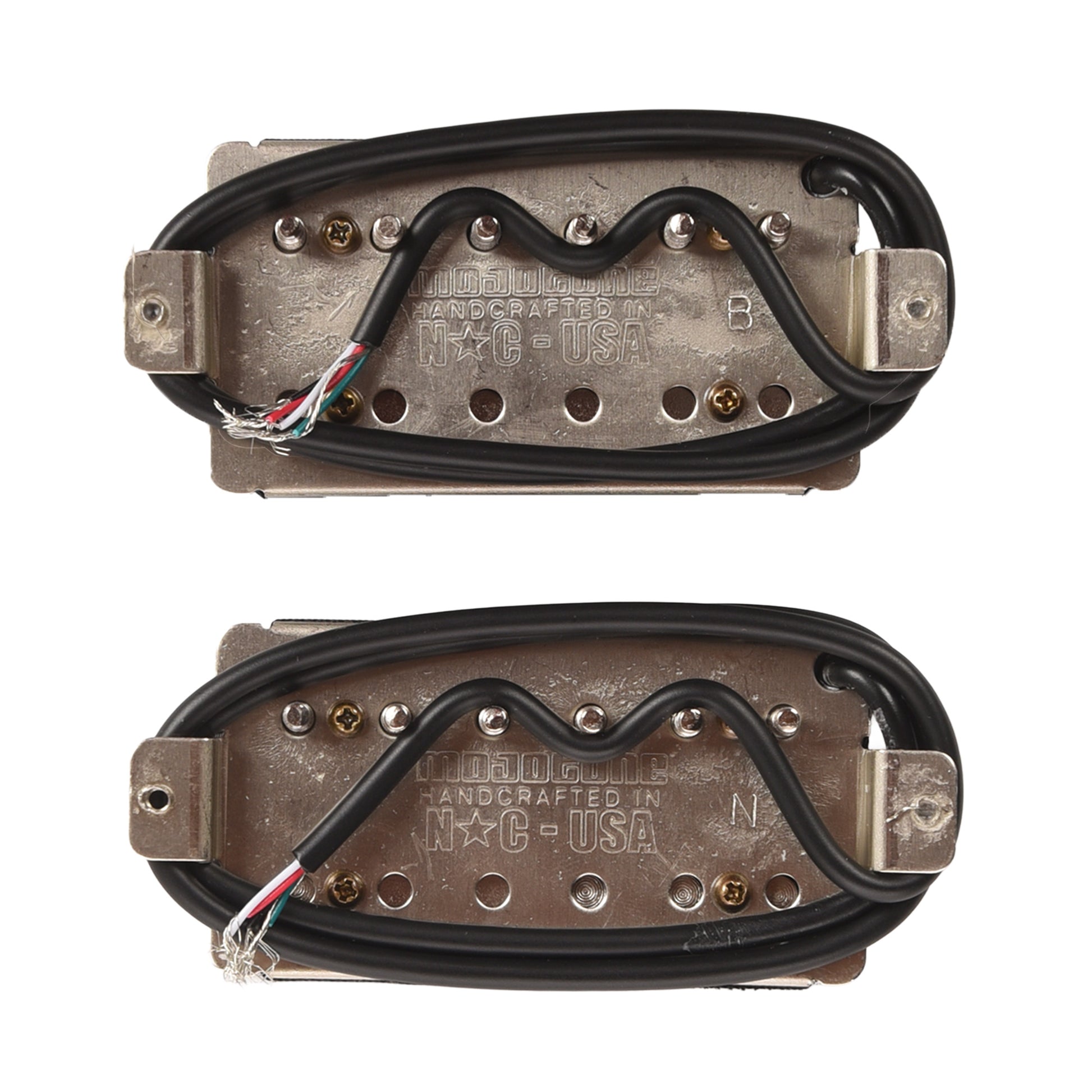 Mojotone Bill Kelliher Hellbender Humbucker Set Uncovered Double Black Home Audio / Preamps