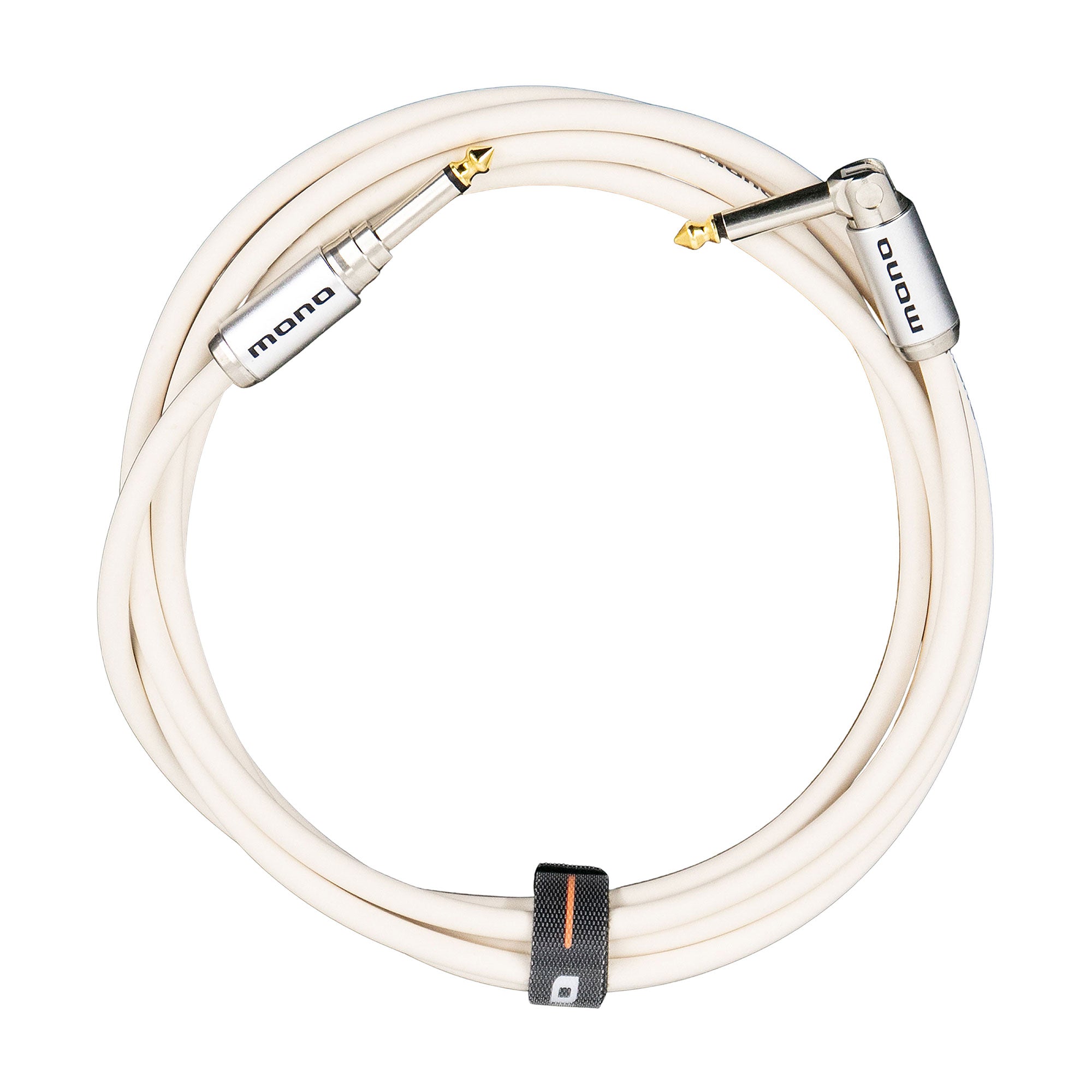 MONO Stage Instrument Cable 180° To Silent 10' White – Chicago Music ...