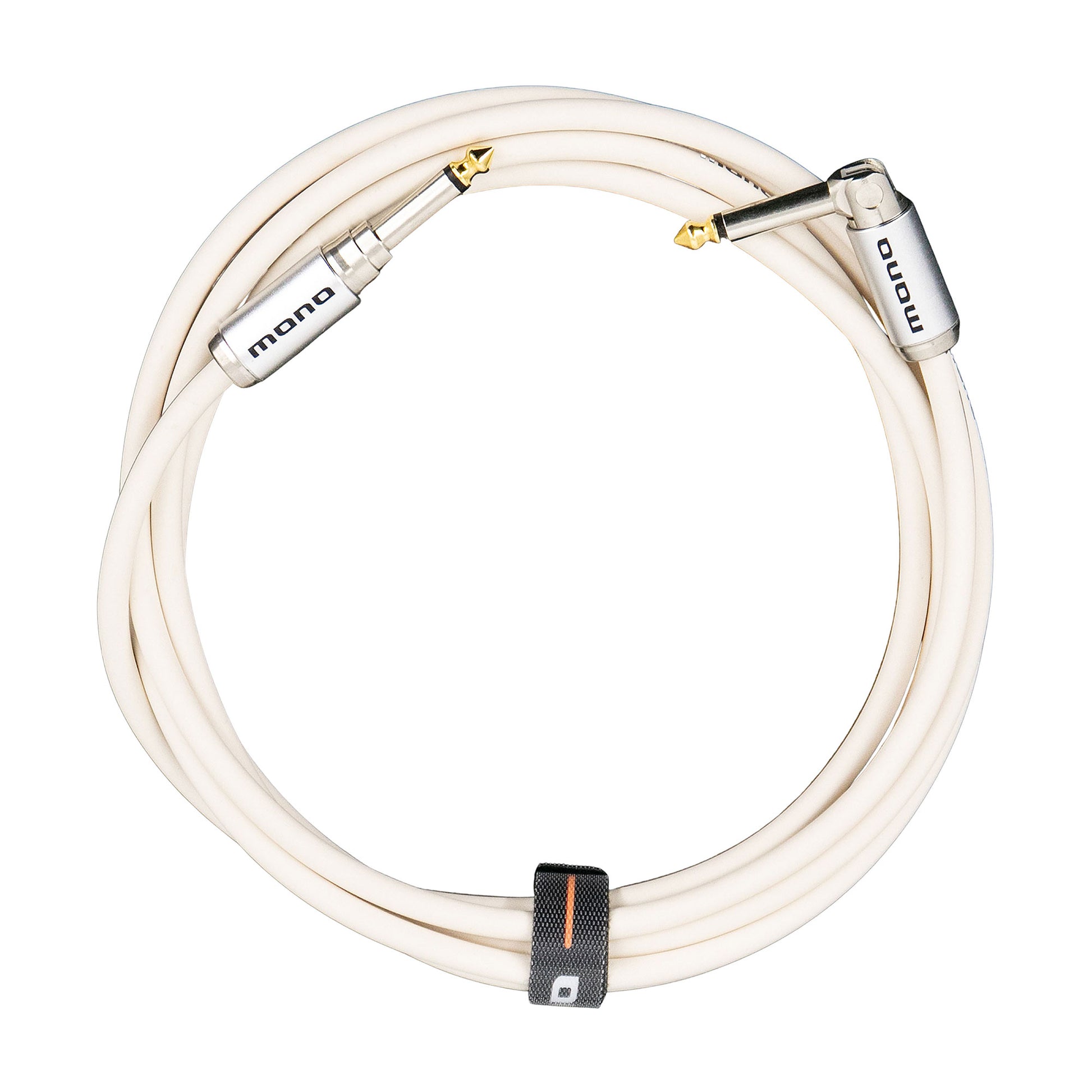 MONO Stage Instrument Cable 180° To Silent 10' White Accessories / Cables