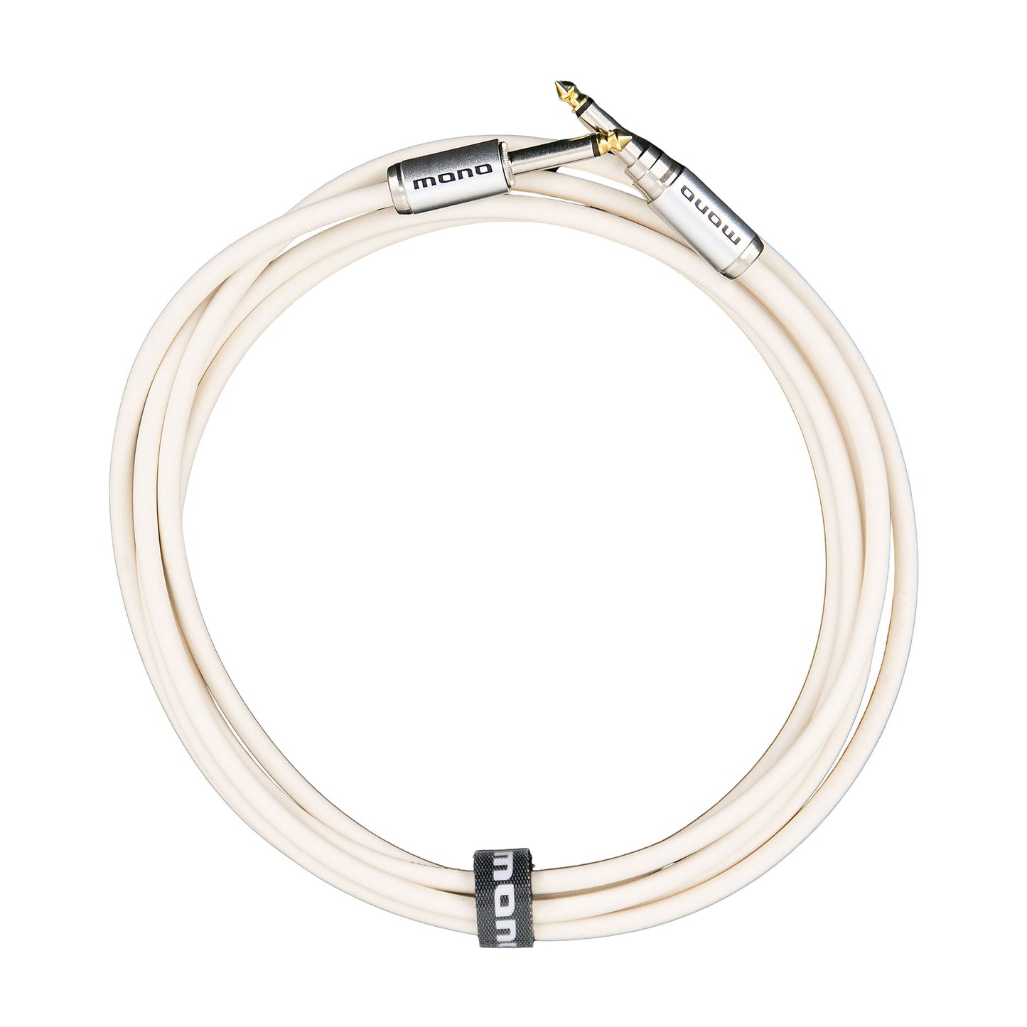MONO Stage Instrument Cable Standard Straight to Silent 10' White Accessories / Cables