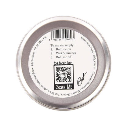 Monty's Instrument Food - The Original Guitar Nourishing Wax Tin Maintenance & Tools