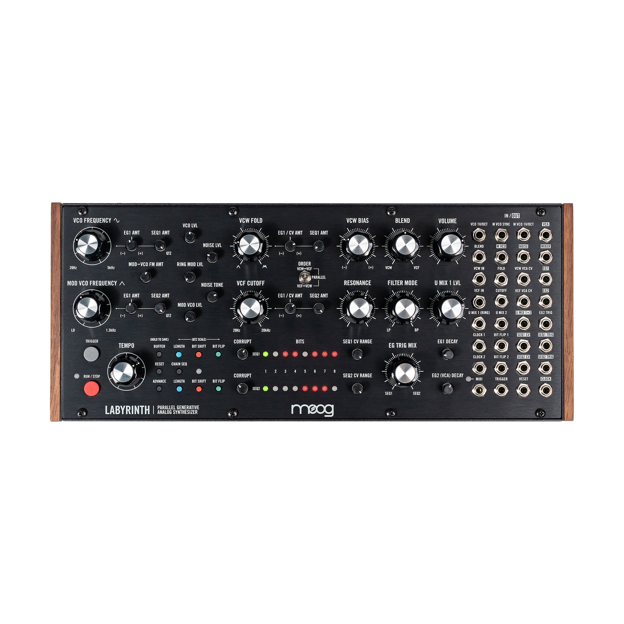 Moog Labyrinth Semi-Modular Parallel Generative Analog Synthesizer Synthesizers