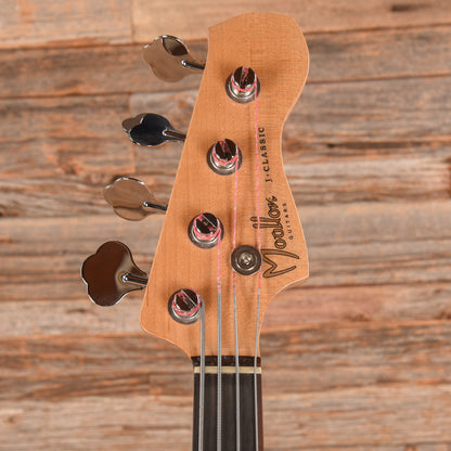 Moollon J Classic White Bass Guitars / 4-String