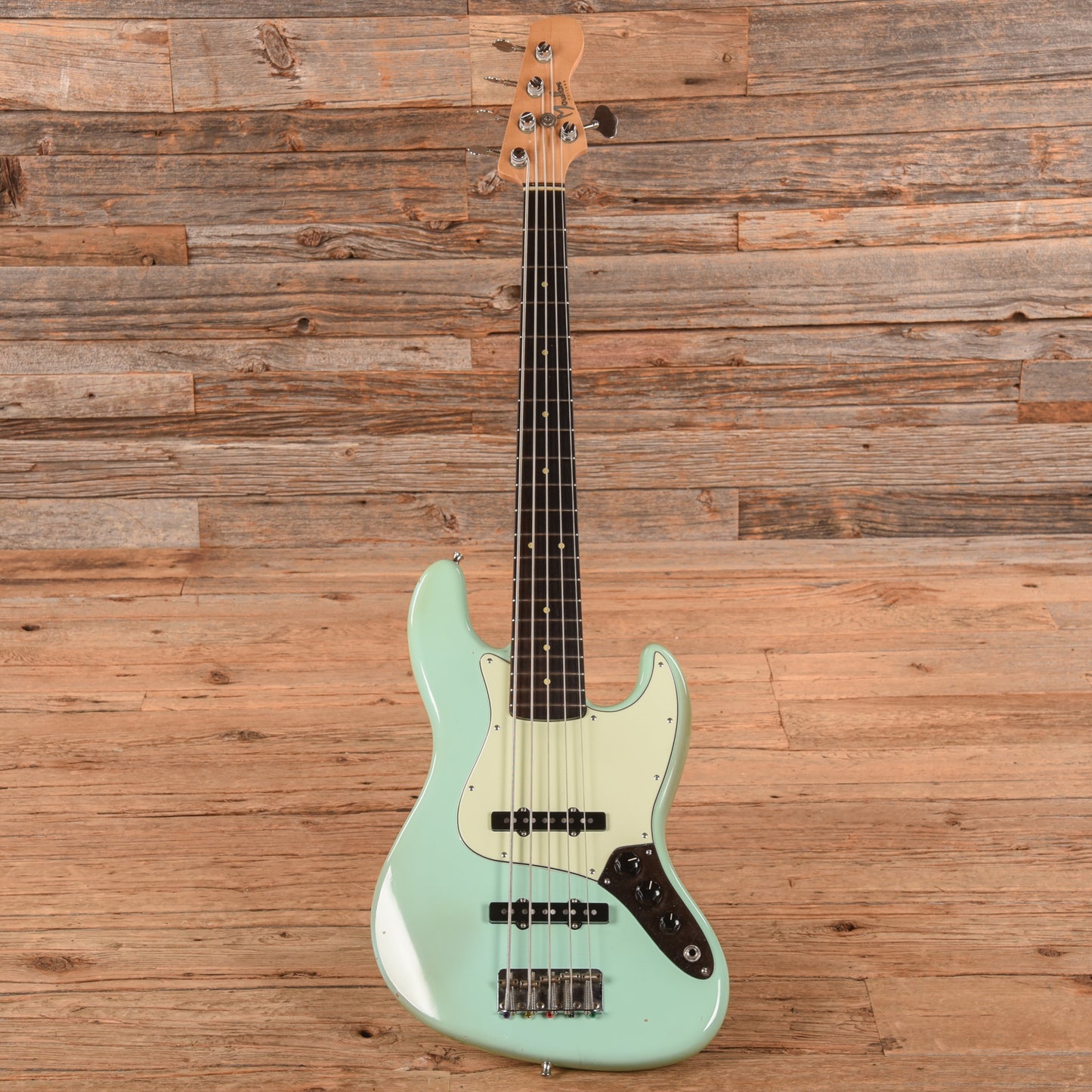 Moollon JV5 Surf Green 2018 Bass Guitars / 5-String or More