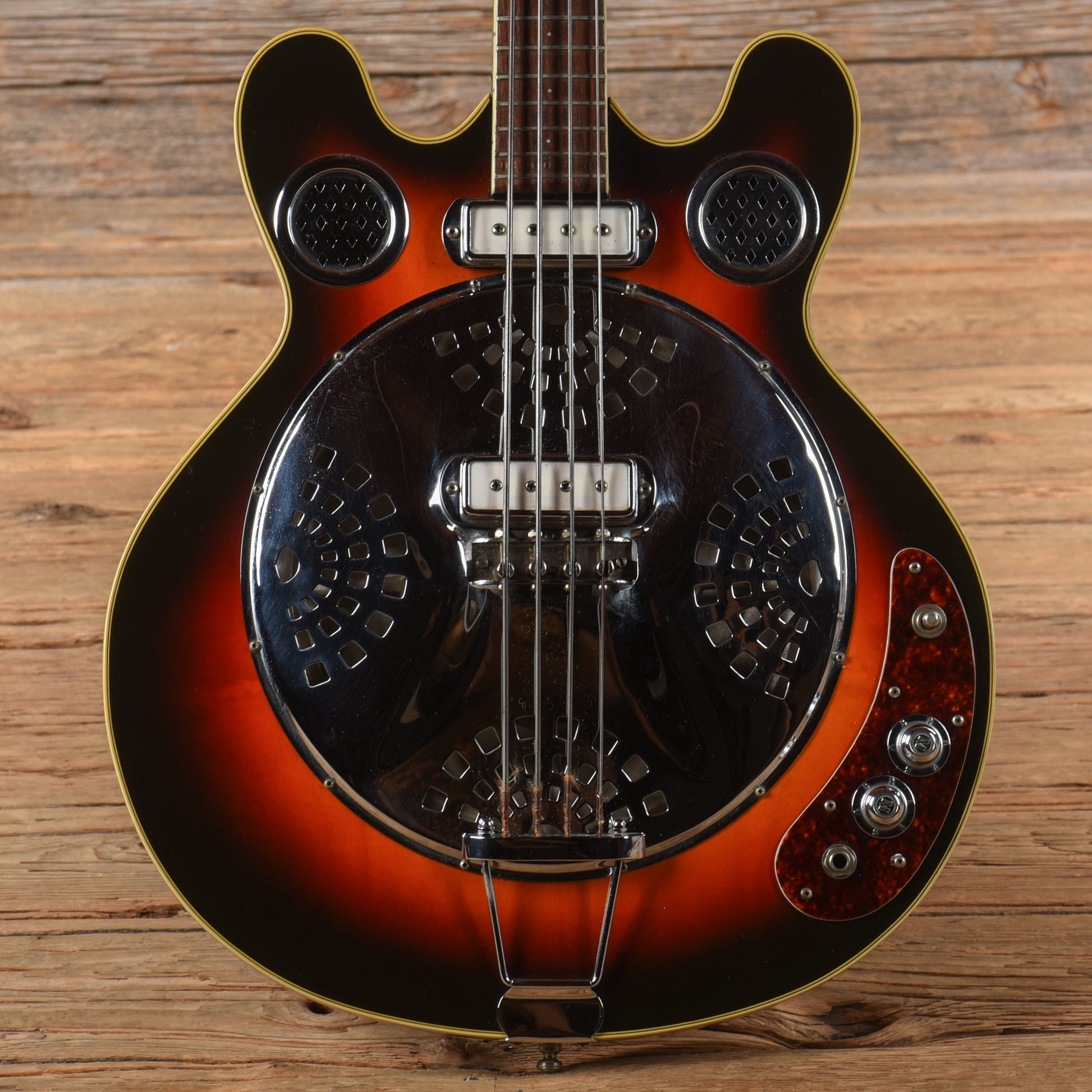 Mosrite Electric Dobro Bass Sunburst 1967 Bass Guitars / 4-String