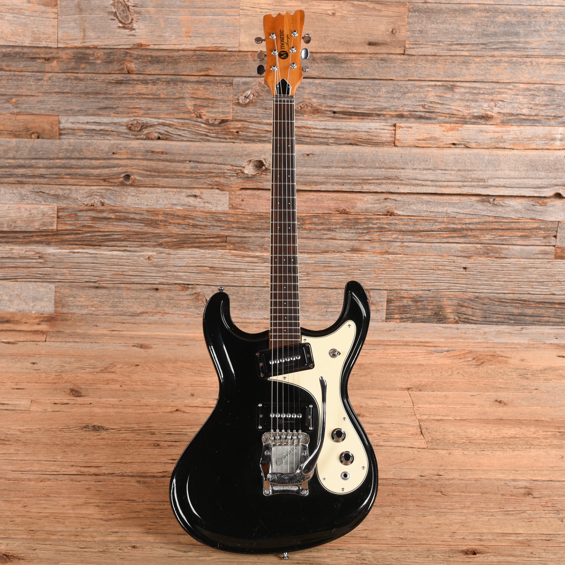 Mosrite Avenger Black 1980s Electric Guitars