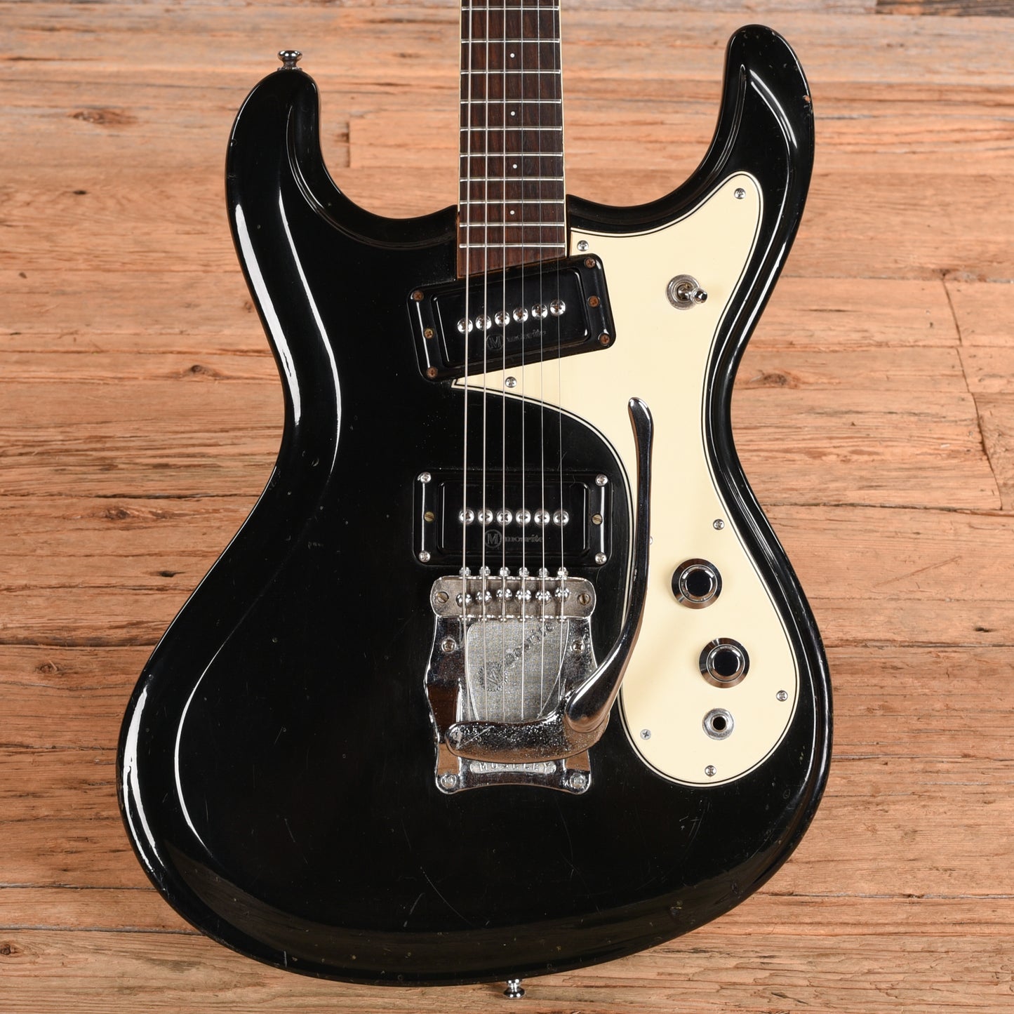 Mosrite Avenger Black 1980s Electric Guitars