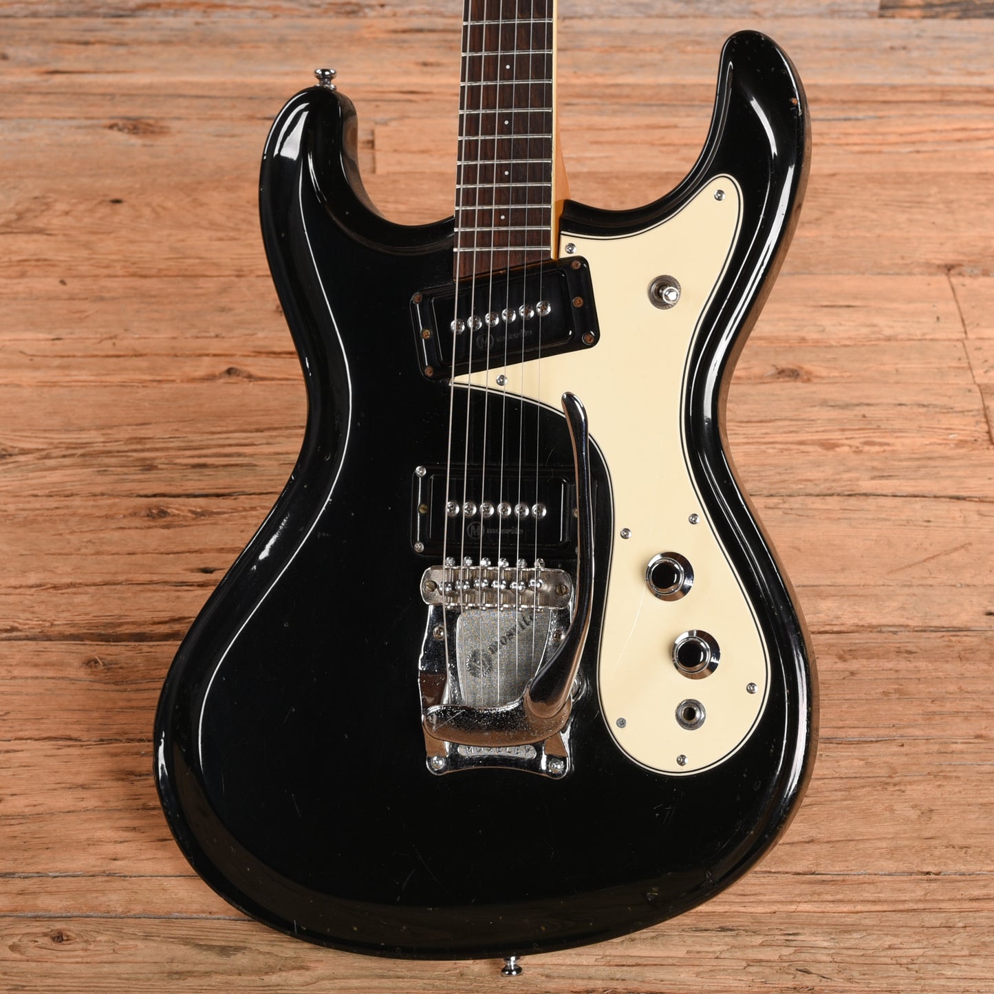Mosrite Avenger Black 1980s Electric Guitars