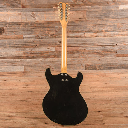 Mosrite Combo 12 String Black 1966 Electric Guitars