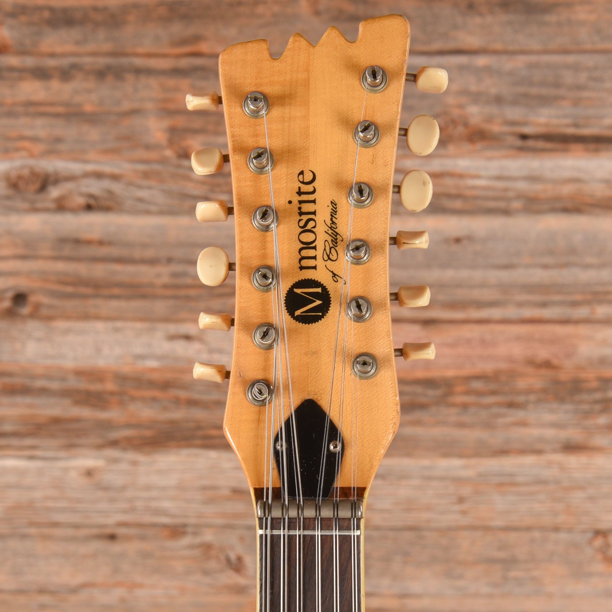 Mosrite Combo 12 String Black 1966 Electric Guitars