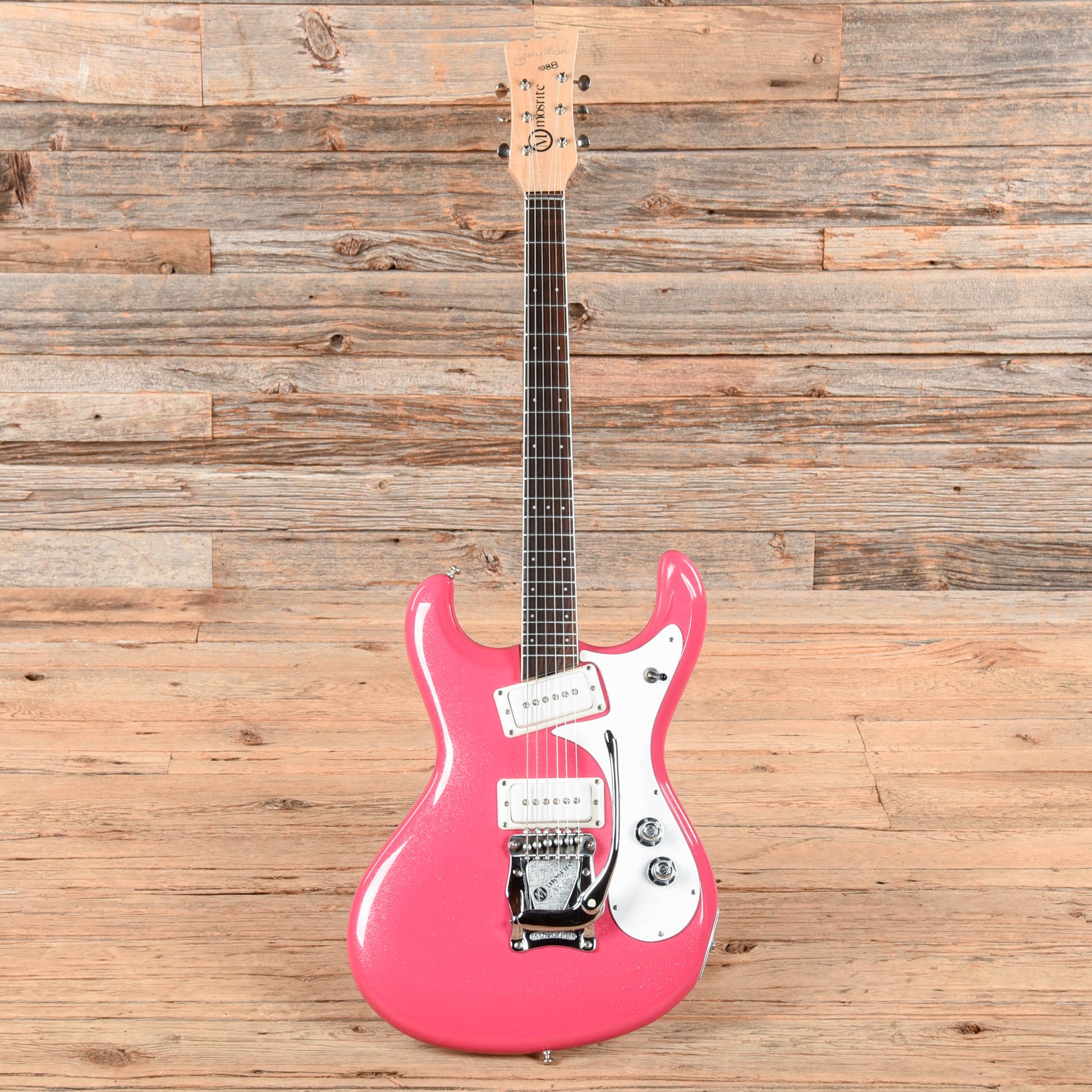Mosrite V-88 Diamond Bubblegum 1988 Electric Guitars / Solid Body