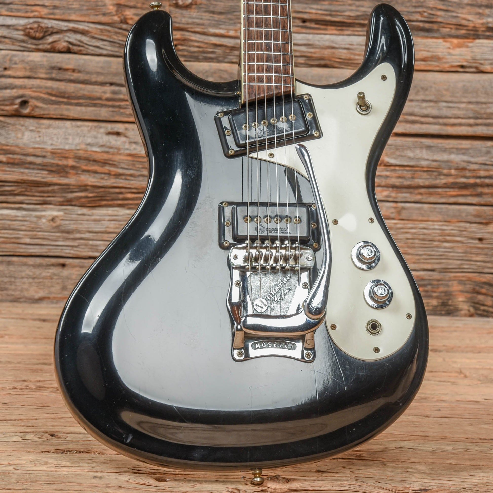 Mosrite Ventures Model Black 1966 Electric Guitars / Solid Body