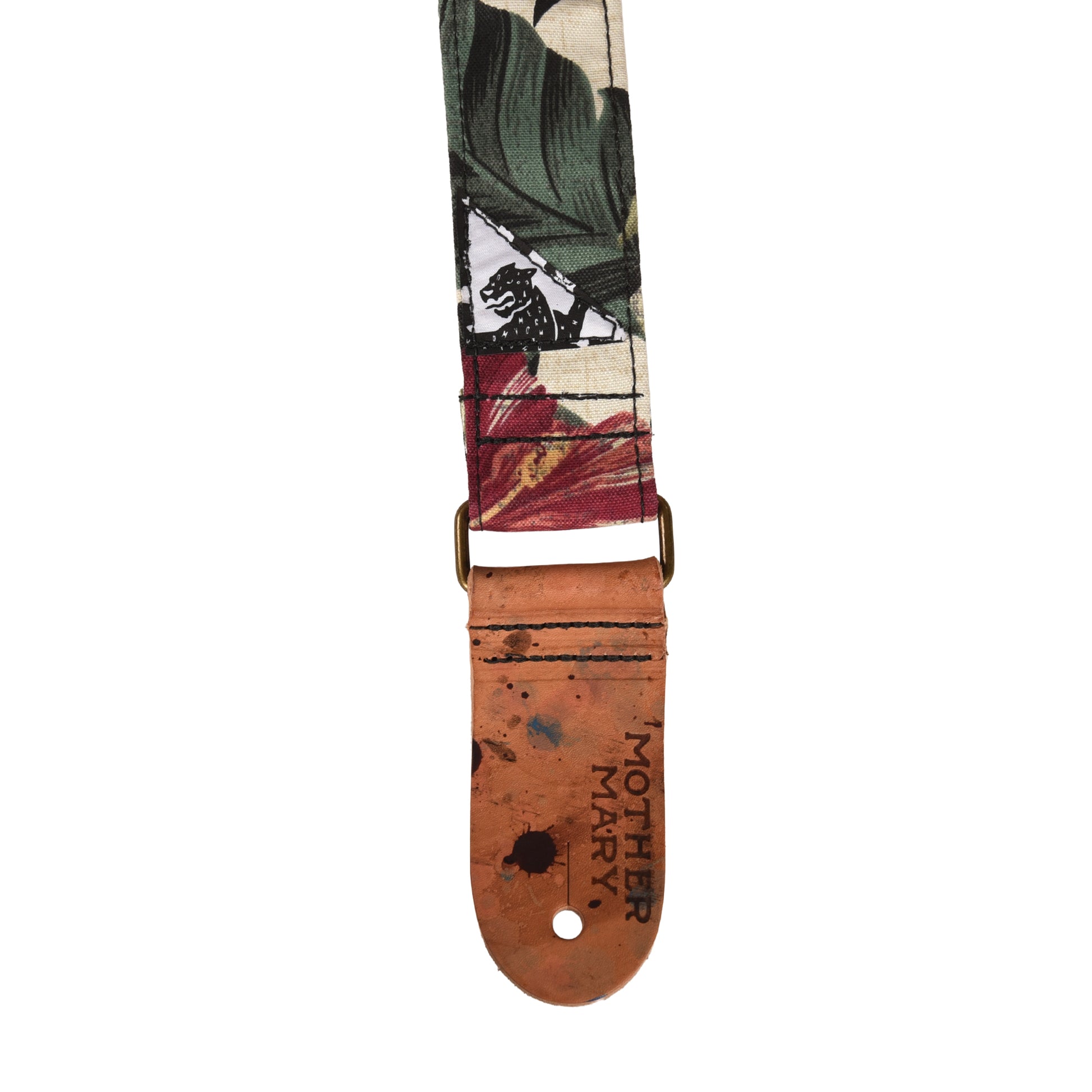 Mother Mary "Quiet Bloom" Guitar Strap Bass Guitars