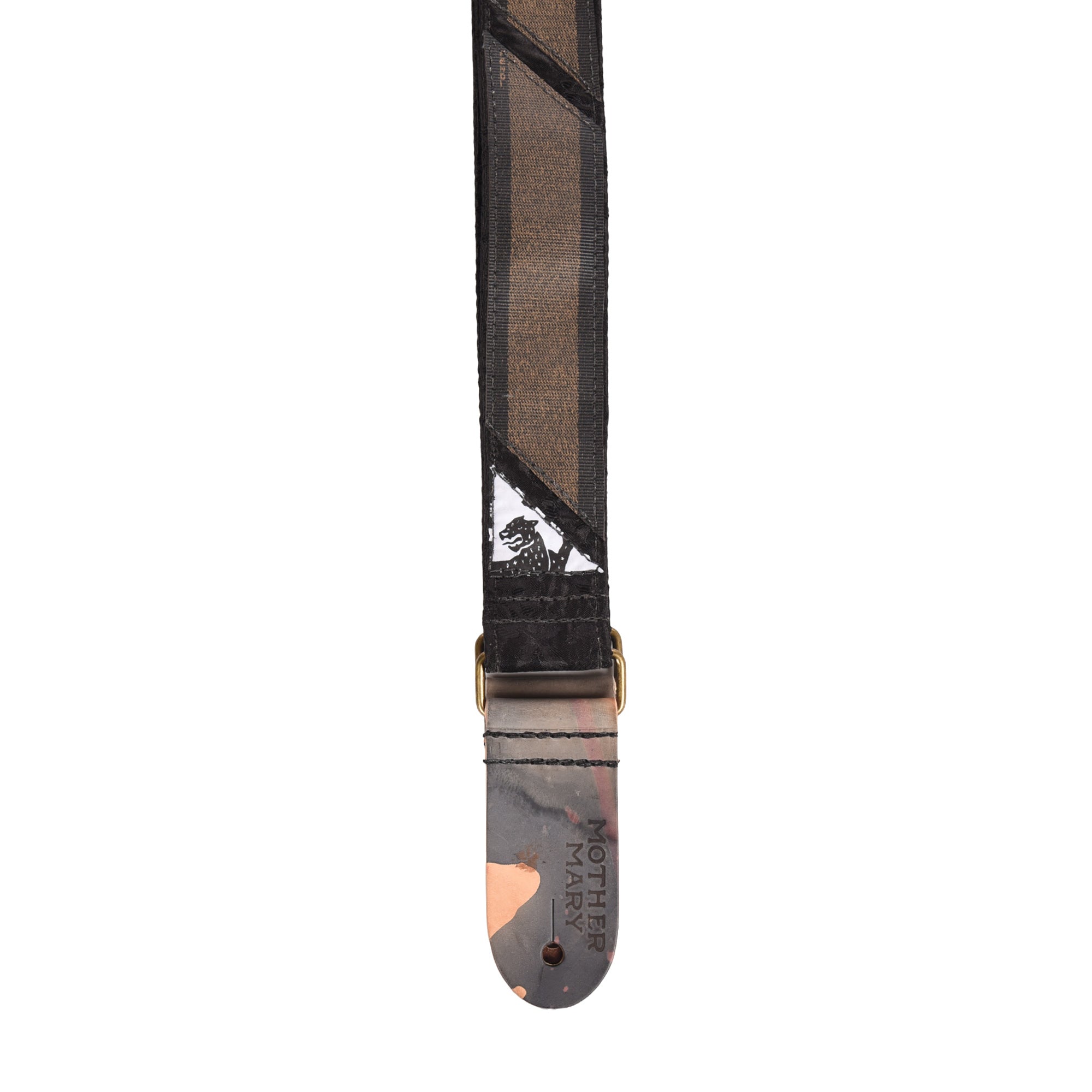 Mother Mary Designer Patch Strap w/Authentic Fendi Fabric Straps