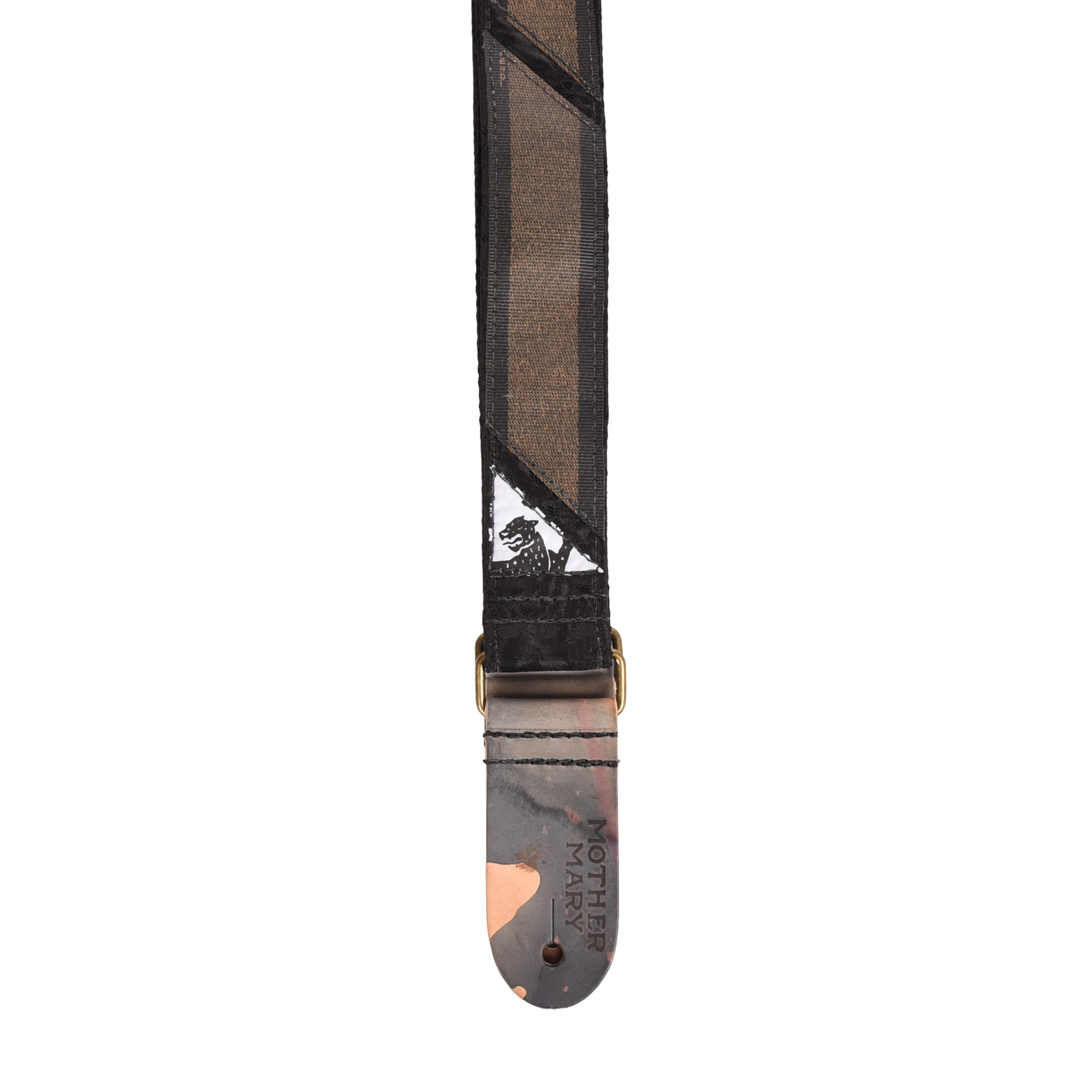 Mother Mary Designer Patch Strap w/Authentic Fendi Fabric Straps