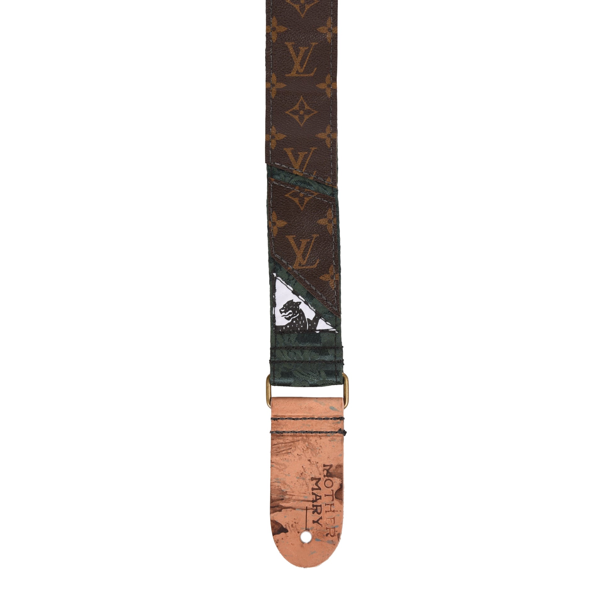 Mother Mary Designer Patch Strap w/Authentic LV Fabric Straps