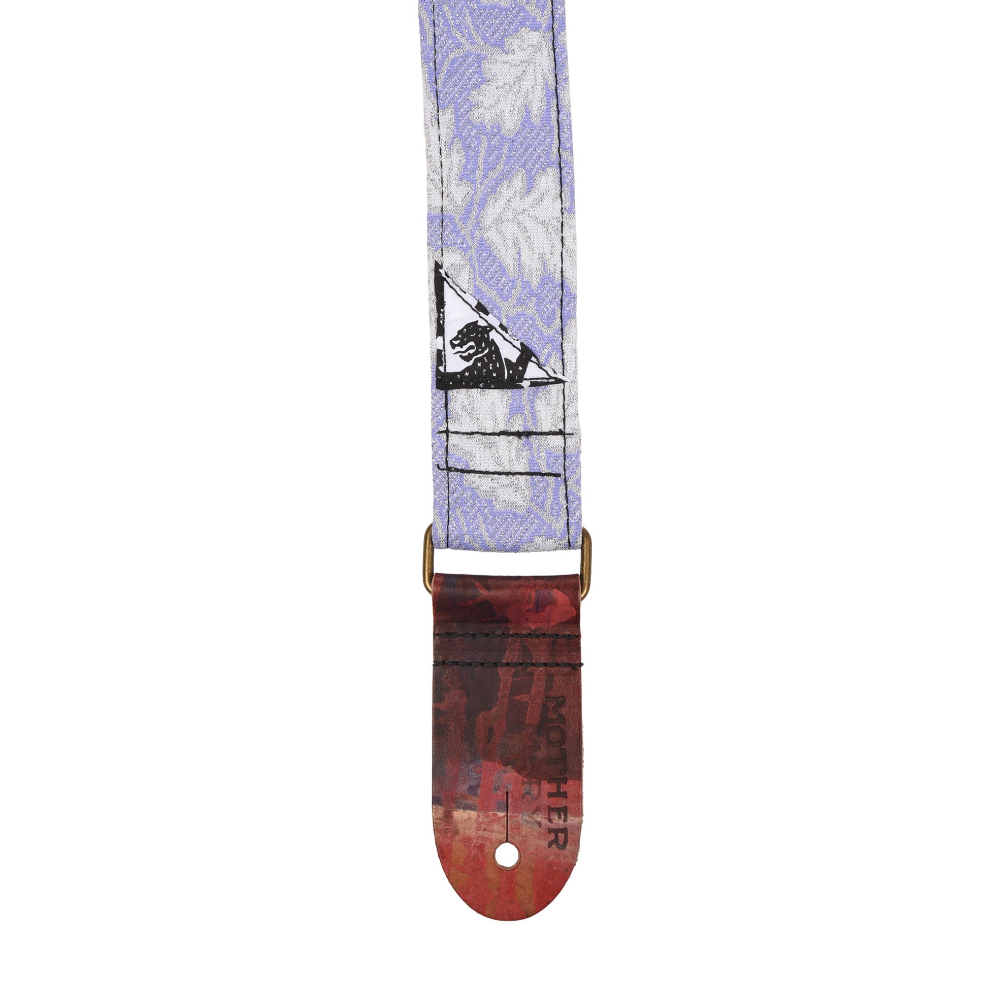 Mother Mary "Lavender Leaf" Guitar Strap Straps