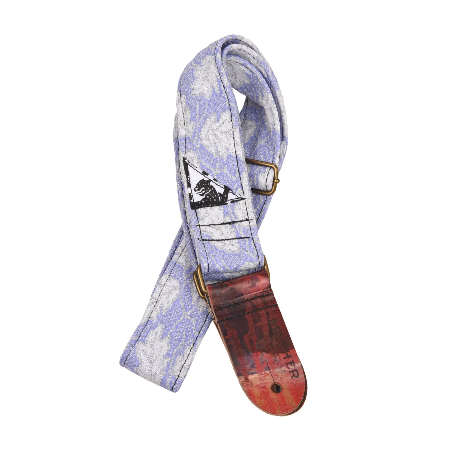 Mother Mary "Lavender Leaf" Guitar Strap Straps