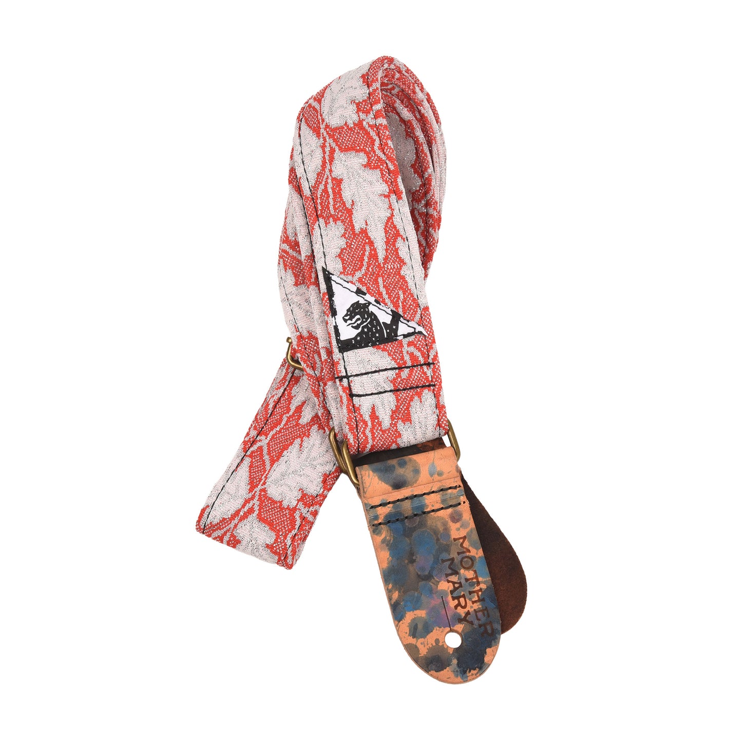 Mother Mary "Red Leaf" Guitar Strap Straps
