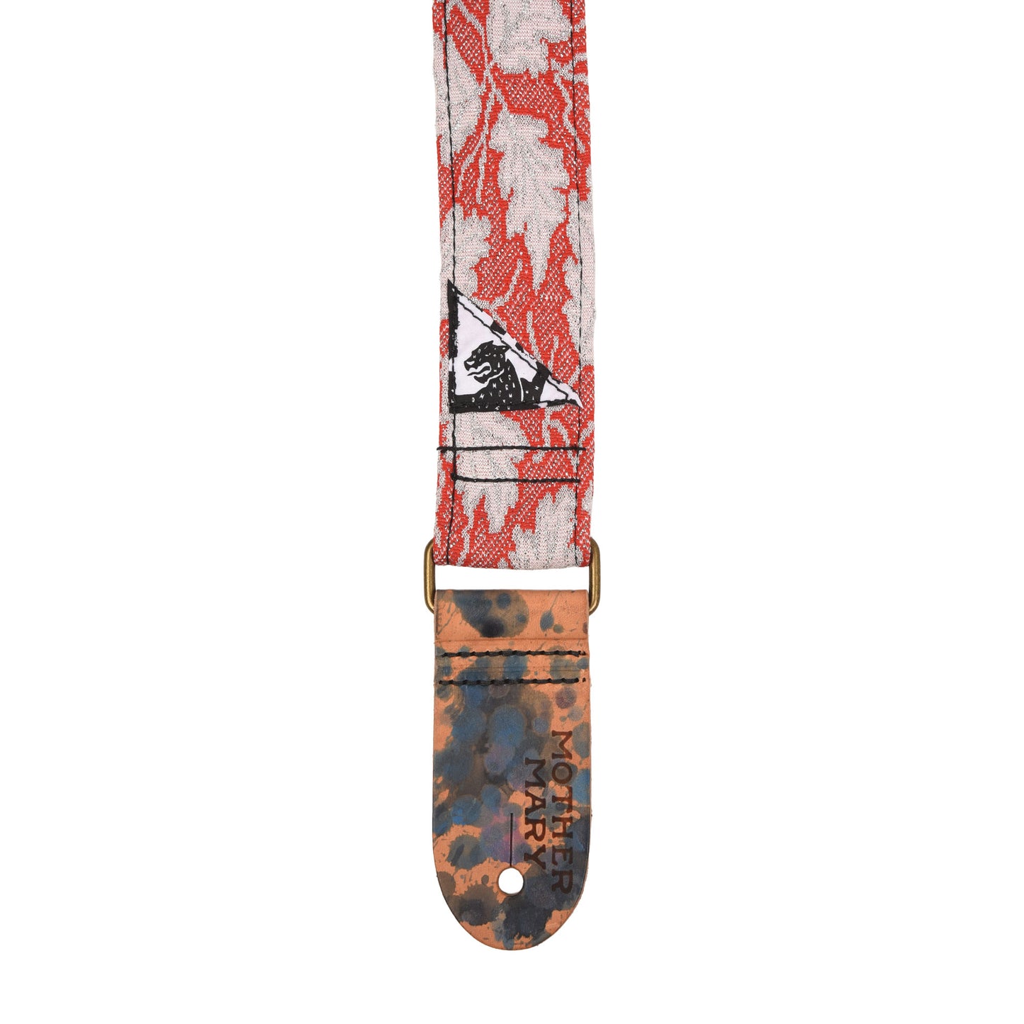 Mother Mary "Red Leaf" Guitar Strap Straps