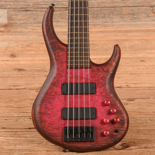 MTD 535 Myrtle Burl 10-Top Pink to Dark Amber Stain 2024 Bass Guitars / 5-String or More