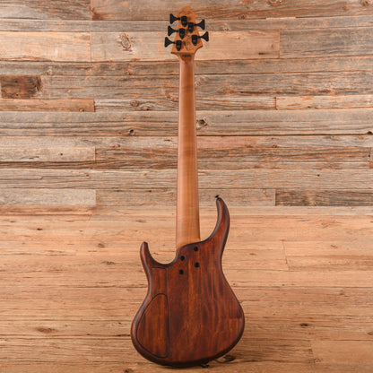 MTD 535 Myrtle Burl 10-Top Pink to Dark Amber Stain 2024 Bass Guitars / 5-String or More