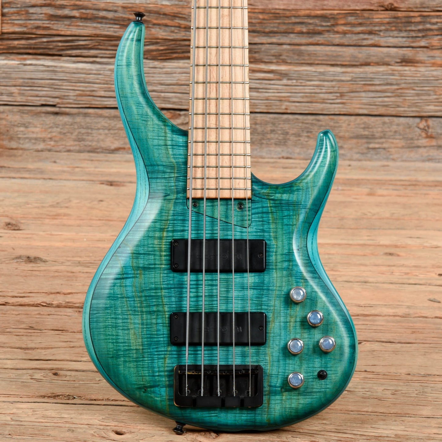 MTD USA 535-24 Blue Burst Bass Guitars / 5-String or More