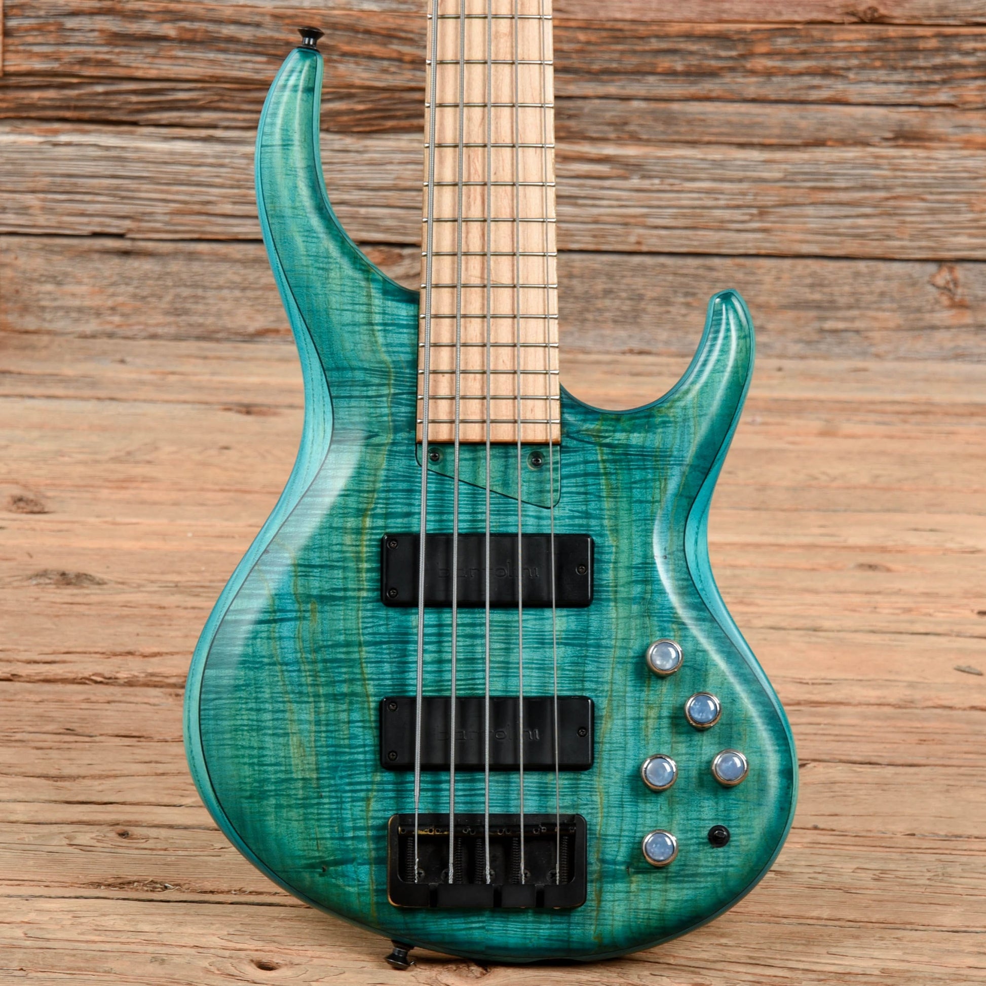 MTD USA 535-24 Blue Burst Bass Guitars / 5-String or More