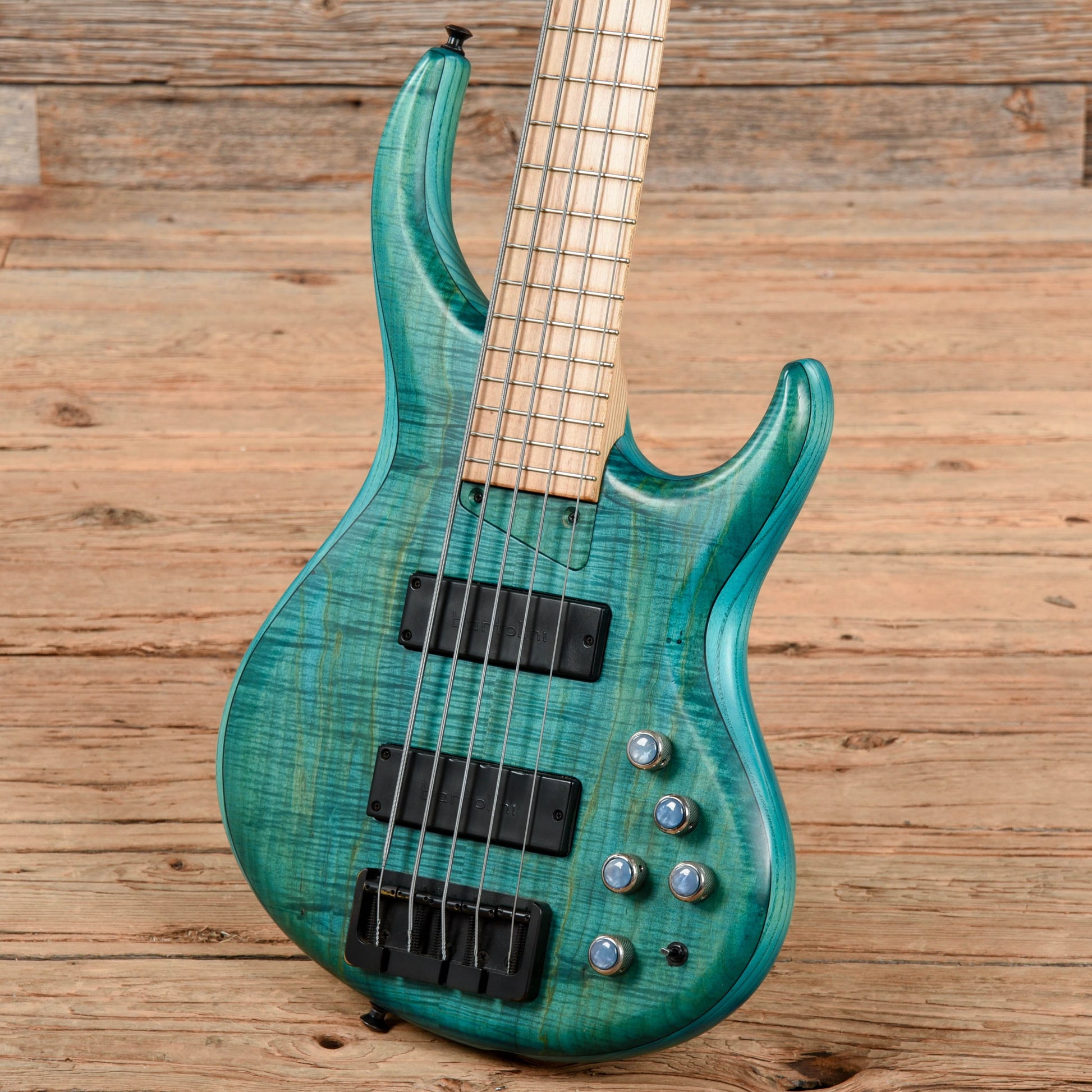 MTD USA 535-24 Blue Burst Bass Guitars / 5-String or More