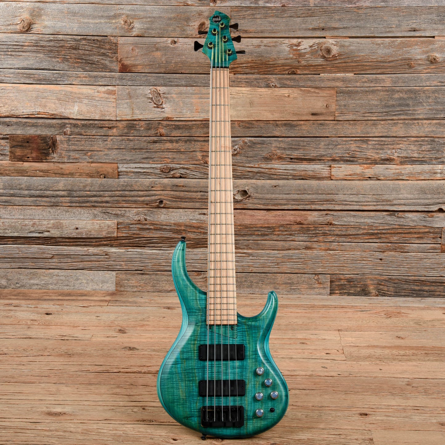MTD USA 535-24 Blue Burst Bass Guitars / 5-String or More