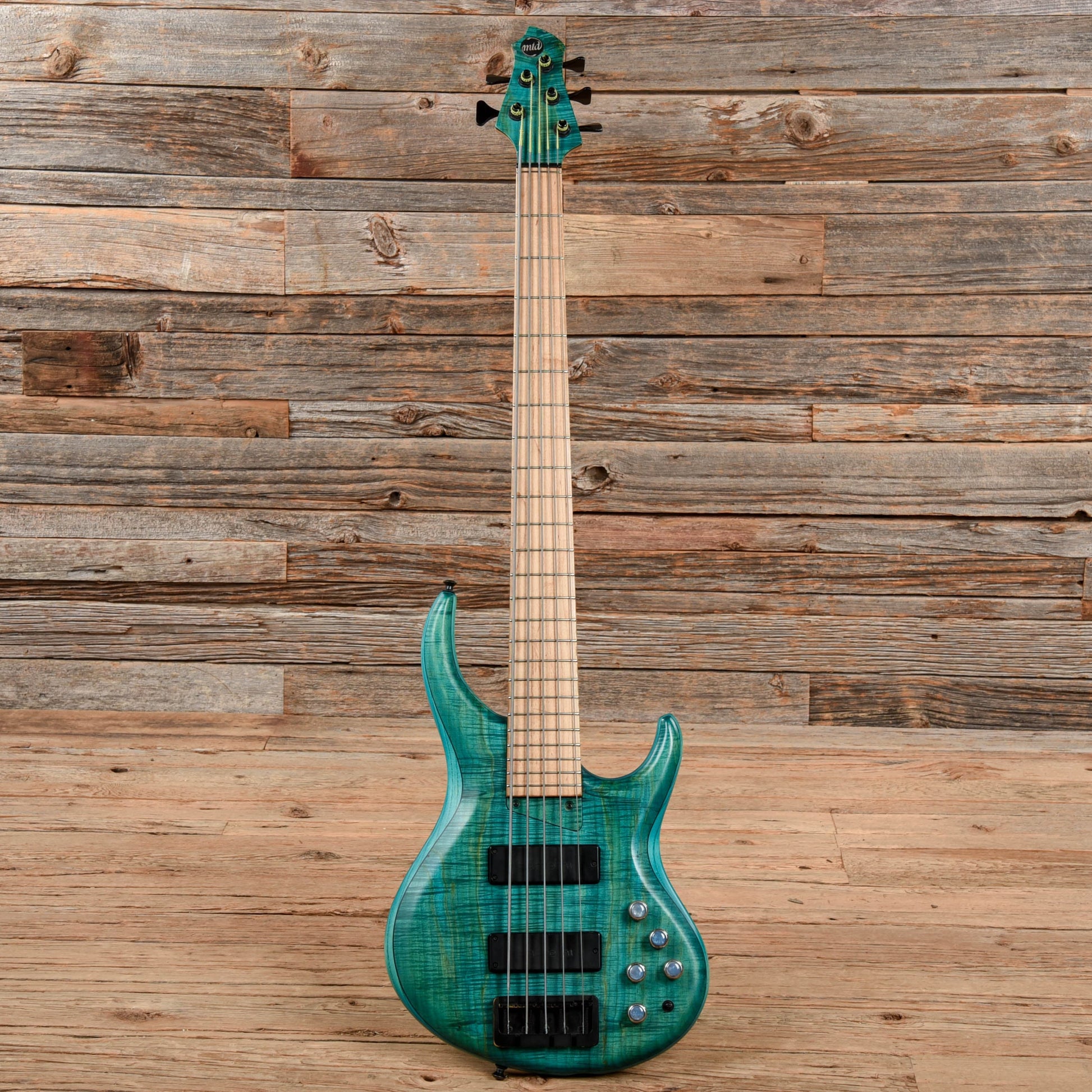 MTD USA 535-24 Blue Burst Bass Guitars / 5-String or More