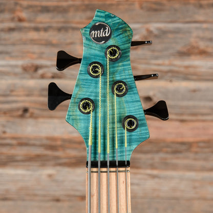 MTD USA 535-24 Blue Burst Bass Guitars / 5-String or More