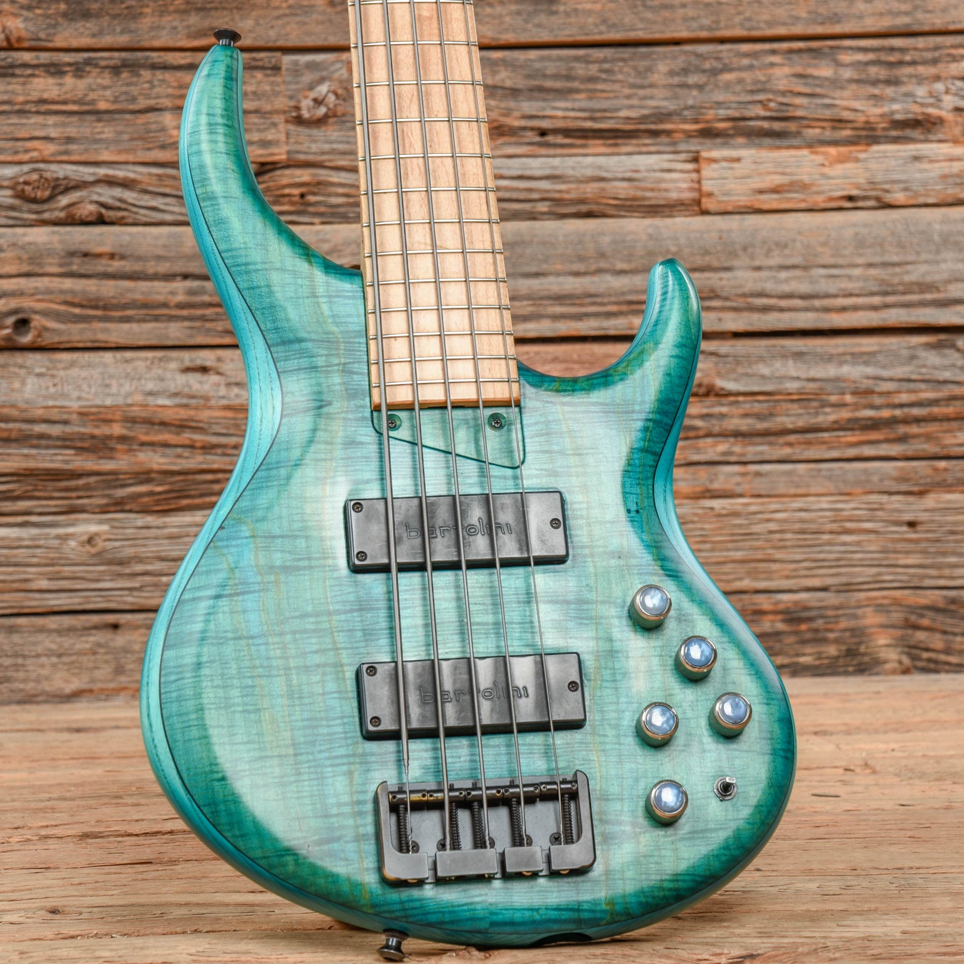 MTD USA 535-24 Blue Burst Bass Guitars / 5-String or More