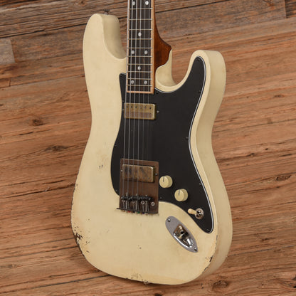 Mule Mulecaster Doublecut Baritone White Electric Guitars / Hollow Body