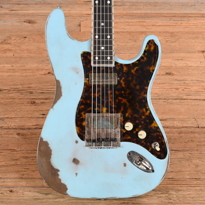 Mule Mulecaster Strat Blue Electric Guitars