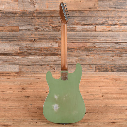 Mule Mulecaster Strat Palm Benders Green Electric Guitars