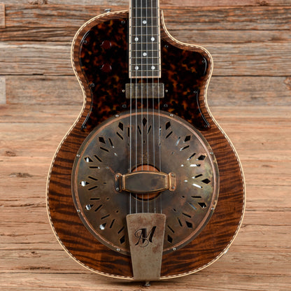 Mule Custom Mavis Cutaway Flame Maple Top Natural Electric Guitars / Semi-Hollow