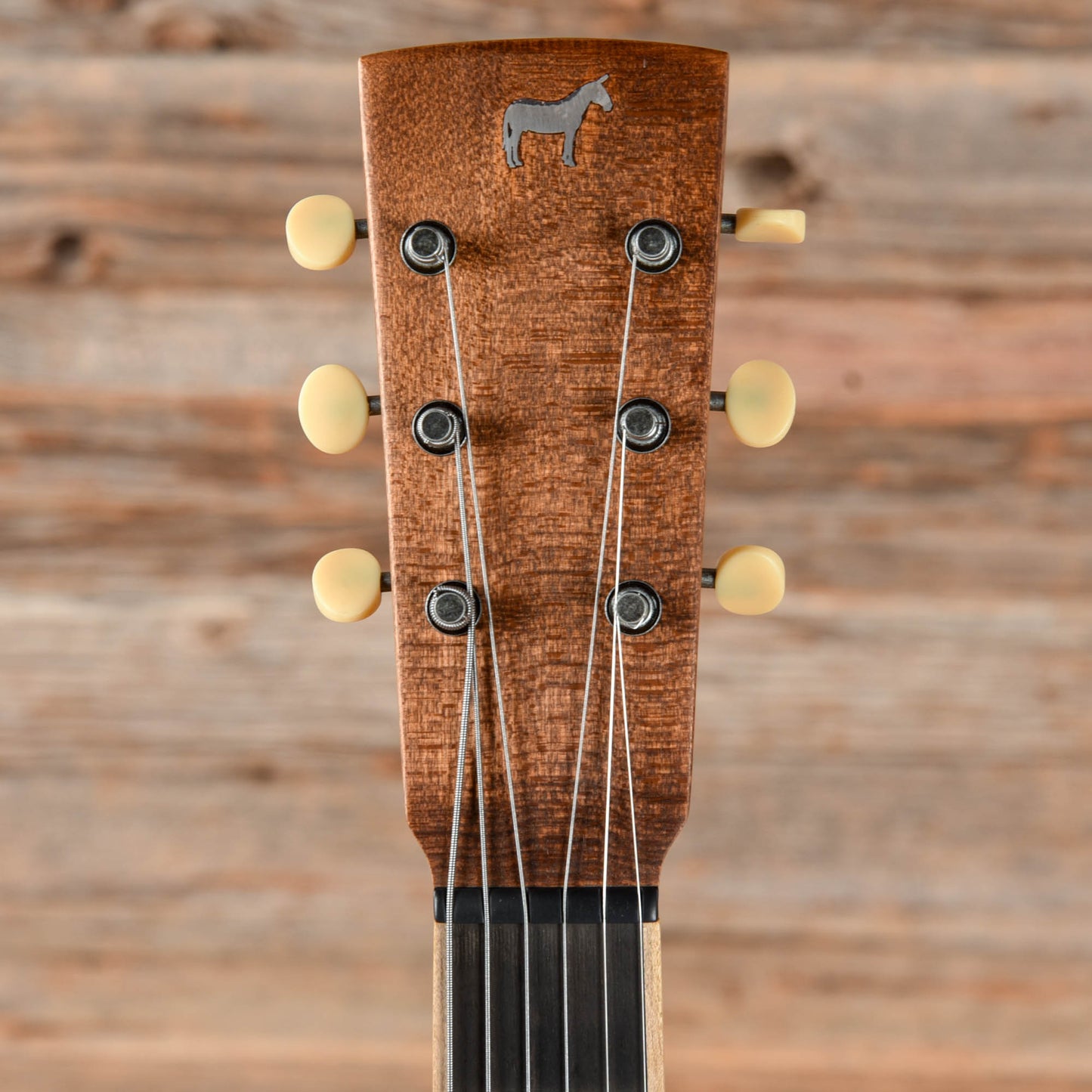 Mule Custom Mavis Cutaway Flame Maple Top Natural Electric Guitars / Semi-Hollow