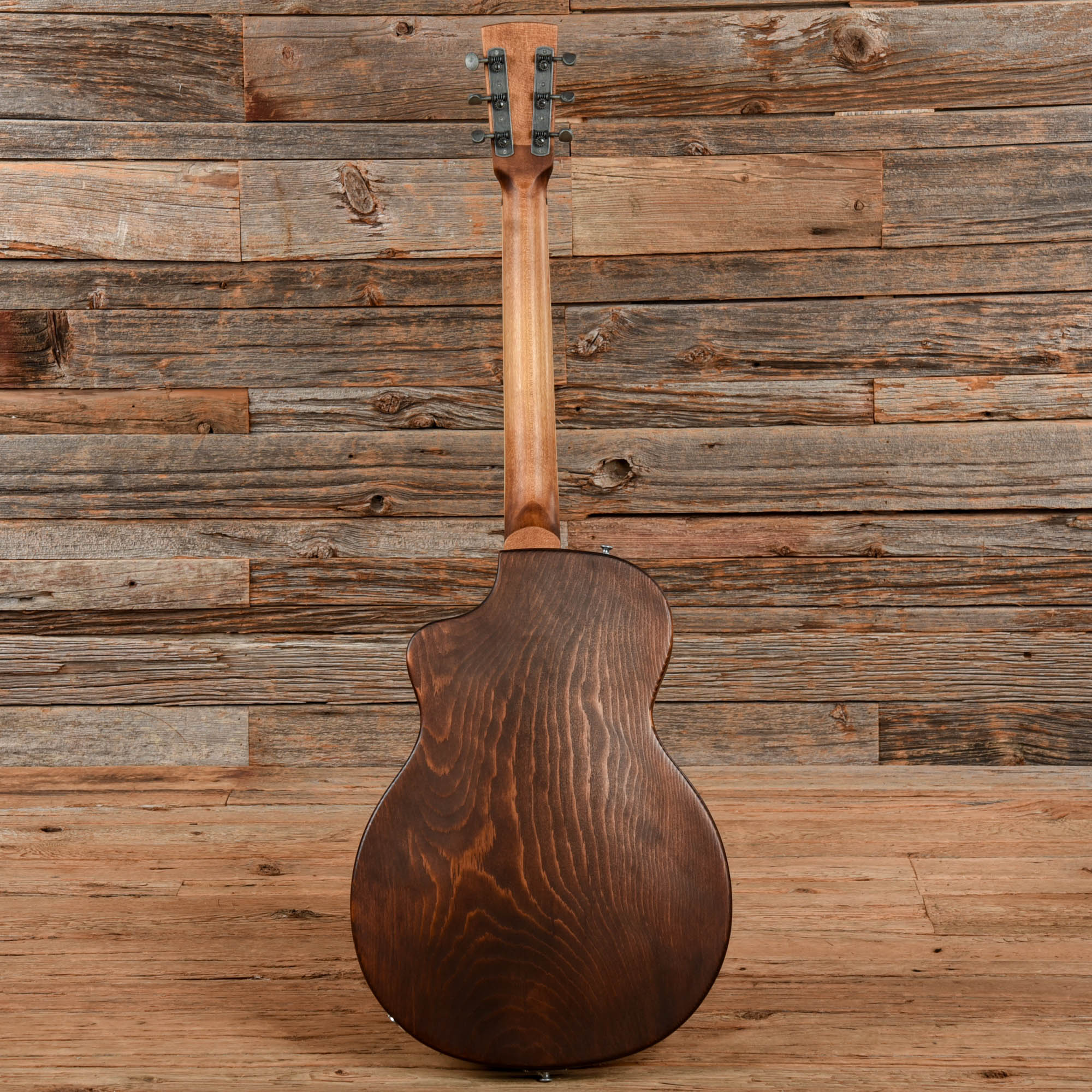 Mule Mavis Resophonic Cutaway/F-Hole Natural Electric Guitars / Semi-Hollow